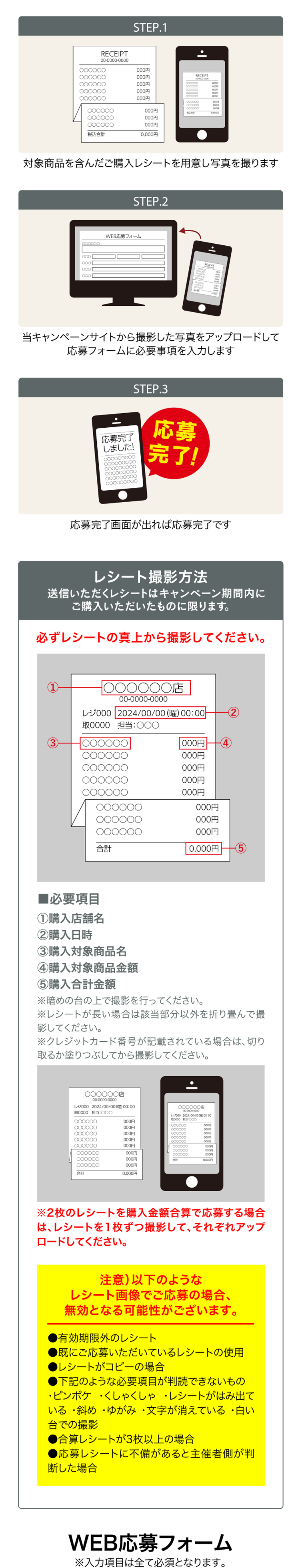 WEBからの応募