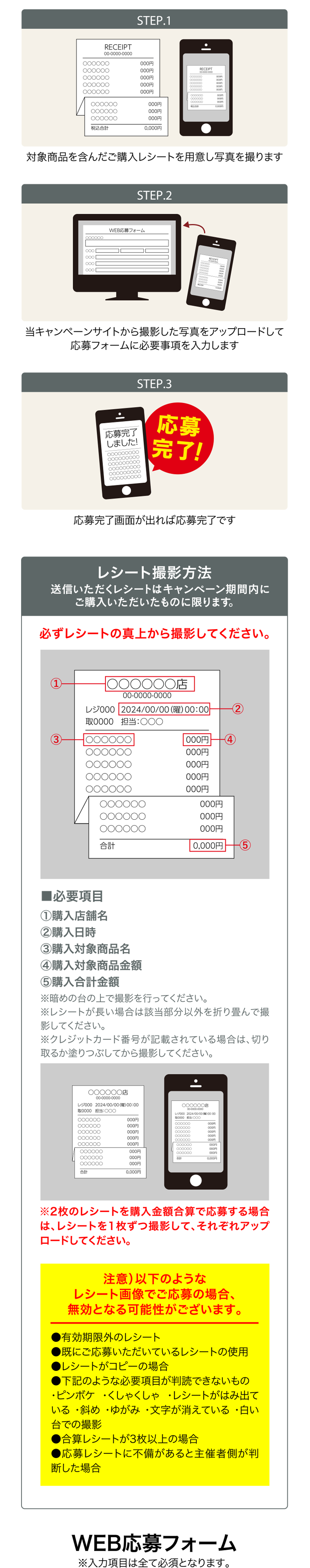 WEBからの応募