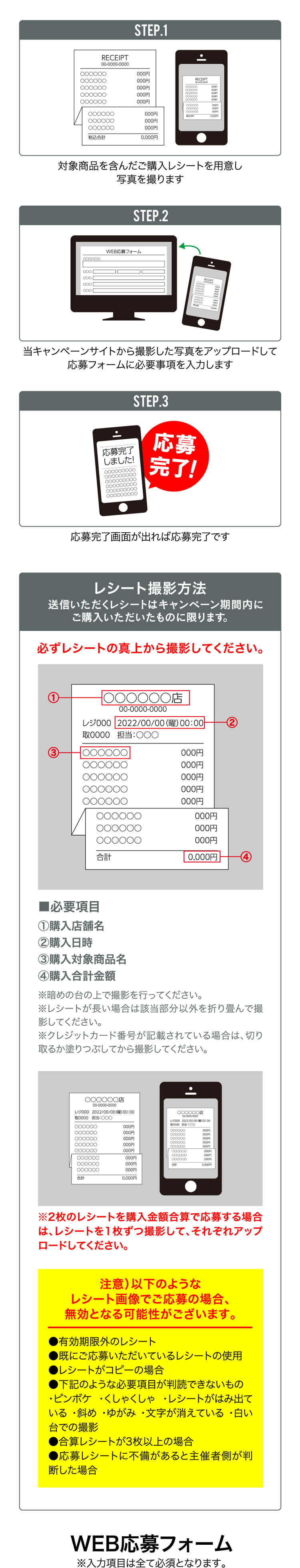 WEBからの応募