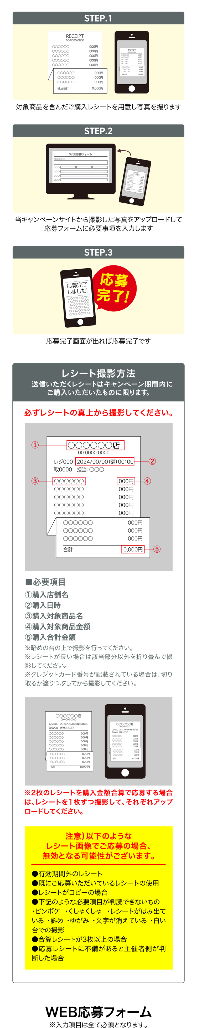 WEBからの応募