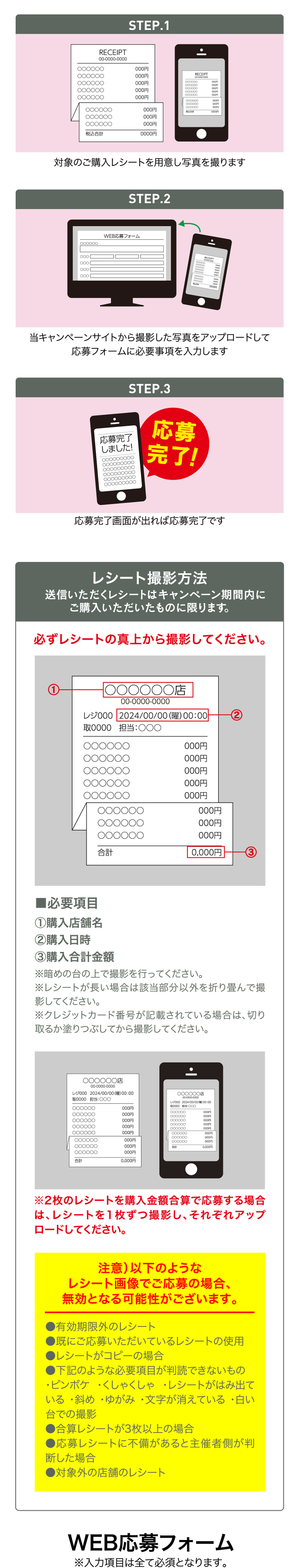 WEBからの応募